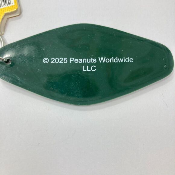 Snoopy Peanuts Woodstock Zipper Pull Keychain Keyring Country Club Bag Charm - Picture 5 of 8